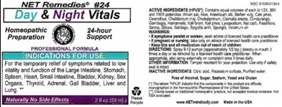 Day And Night Vitals 2 Oz Bottle Label (Day And Night Vitals 2 Oz Bottle Label)